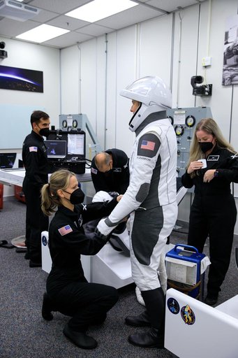 SpaceX Crew-3 Suit-Up and Walkout