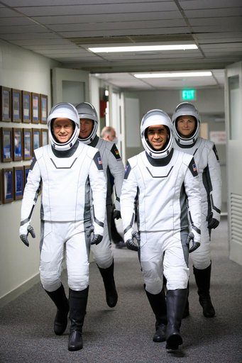 SpaceX Crew-3 Suit-Up and Walkout