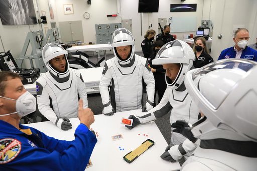 SpaceX Crew-3 Suit-Up and Walkout