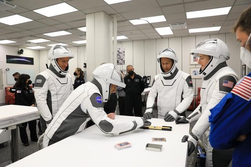 SpaceX Crew-3 Suit-Up and Walkout