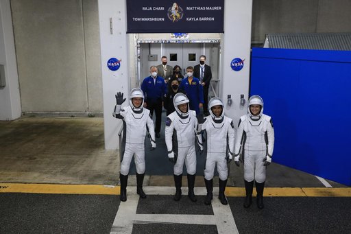 SpaceX Crew-3 Suit-Up and Walkout