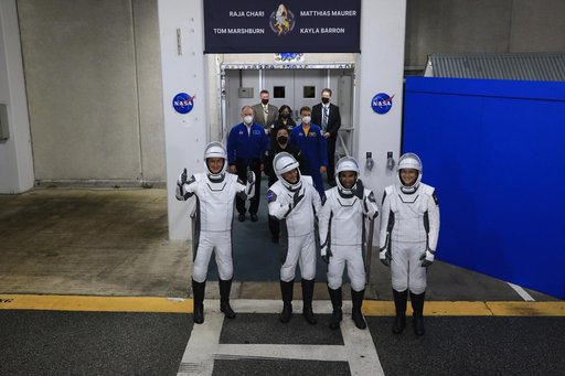 SpaceX Crew-3 Suit-Up and Walkout