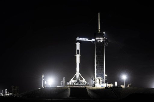 SpaceX Crew-3 Sunset at LC 39A