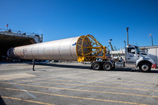 GOES-T Centaur and Booster Arrival and Offload