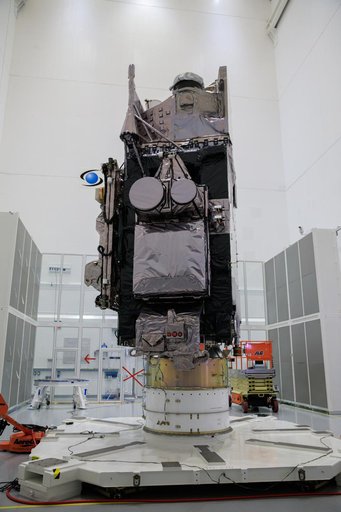 GOES-T Spacecraft Move to Encapsulation Bay
