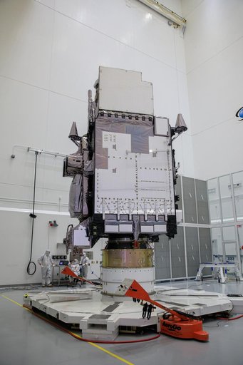 GOES-T Spacecraft Move to Encapsulation Bay