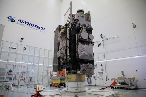 GOES-T Spacecraft Move to Encapsulation Bay