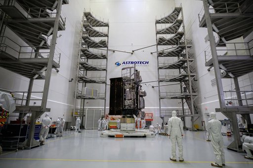 GOES-T Spacecraft Move to Encapsulation Bay