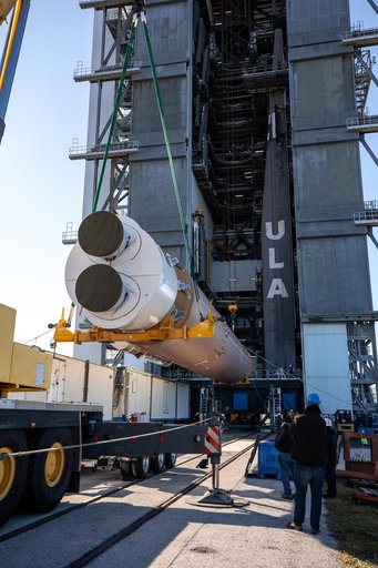 GOES-T Atlas V Launch Vehicle On Stand (LVOS)