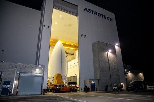 GOES-T Spacecraft Transport from Astrotech to SLC-41