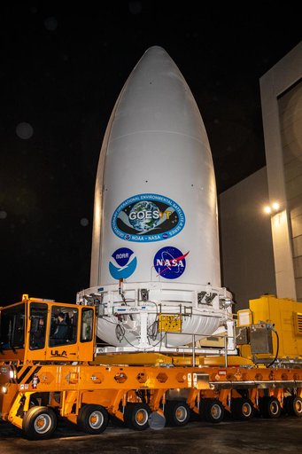 GOES-T Spacecraft Transport from Astrotech to SLC-41