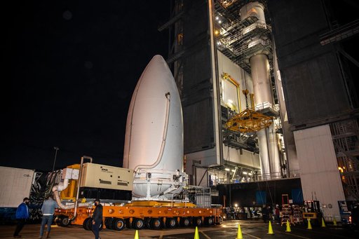 GOES-T Spacecraft Lift and Mate