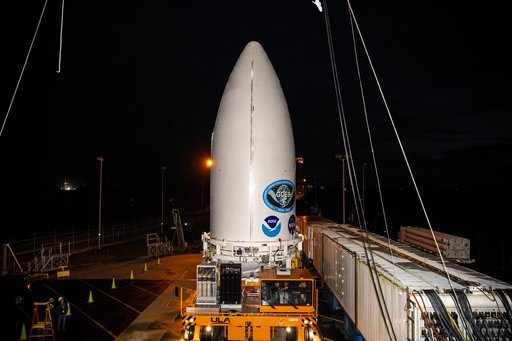 GOES-T Spacecraft Lift and Mate