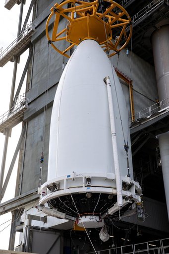GOES-T Spacecraft Lift and Mate