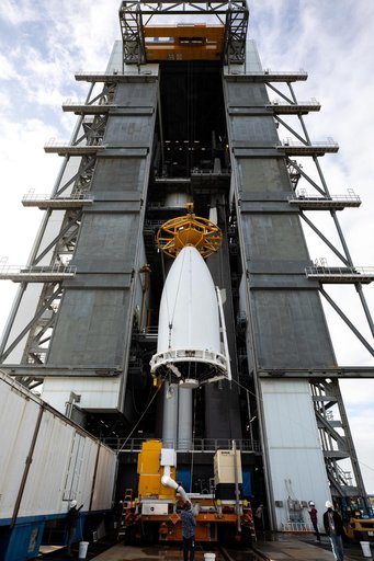 GOES-T Spacecraft Lift and Mate