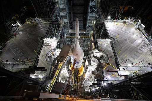 Artemis I WDR Pre-Rollout Activities - Beauty Shots