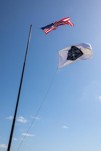 SpaceX Crew-4 Flag Raising