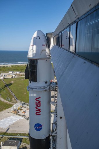 SpaceX Crew-4 Vertical at Launch Complex 39A