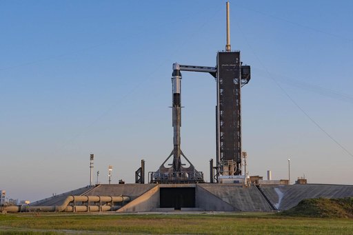 SpaceX Crew-4 Vertical at Launch Complex 39A