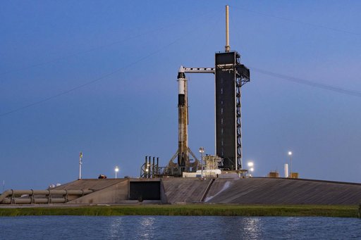 SpaceX Crew-4 Vertical at Launch Complex 39A