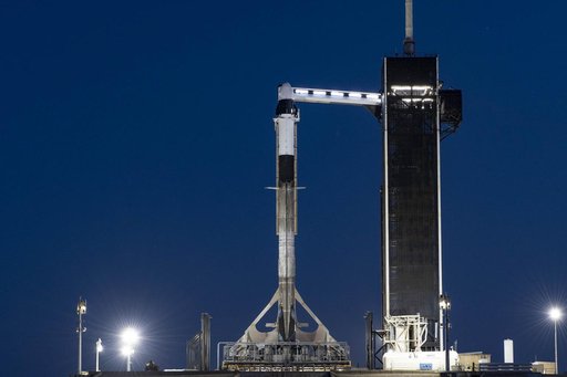 SpaceX Crew-4 Vertical at Launch Complex 39A