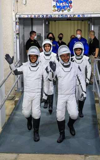 SpaceX Crew-4 Suit-Up & Walkout Rehearsal