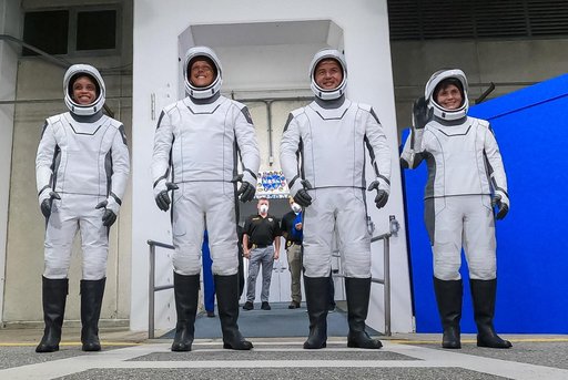 SpaceX Crew-4 Suit-Up & Walkout Rehearsal