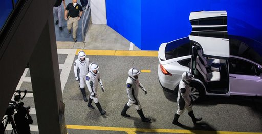 SpaceX Crew-4 Suit-Up & Walkout Rehearsal