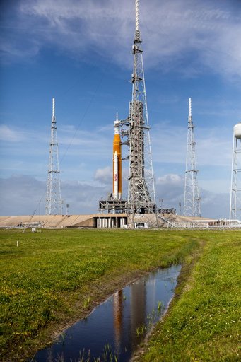 Artemis I at Pad 39B