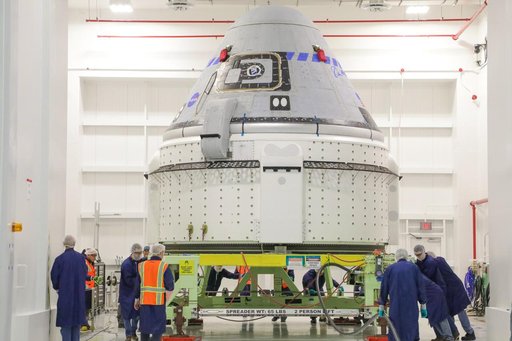 Boeing's CST-100 Starliner for OFT-2 Preps for Departure from C3PF