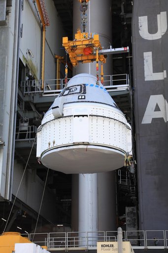 Boeing's CST-100 Starliner for OFT-2 Lift and Mate