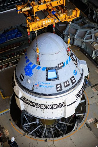 Boeing's CST-100 Starliner for OFT-2 Lift and Mate