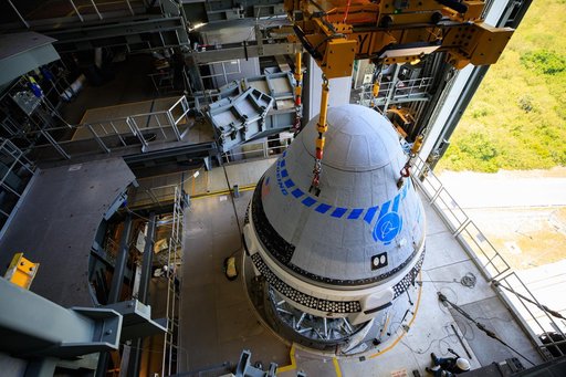 Boeing's CST-100 Starliner for OFT-2 Lift and Mate