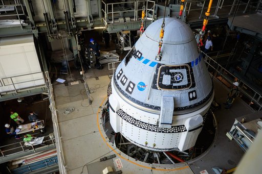 Boeing's CST-100 Starliner for OFT-2 Lift and Mate