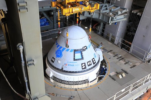 Boeing's CST-100 Starliner for OFT-2 Lift and Mate