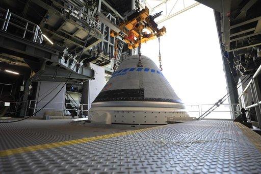 Boeing's CST-100 Starliner for OFT-2 Lift and Mate