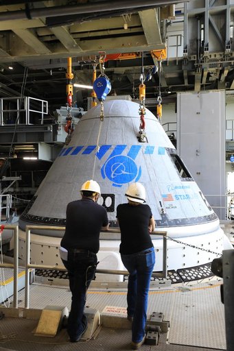 Boeing's CST-100 Starliner for OFT-2 Lift and Mate