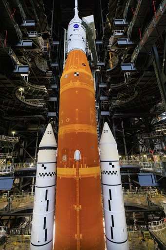 Artemis I WDR Rollout #2 - ML Elevator Shot