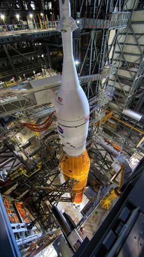 Crawler Transporter 2 Roll into VAB for Artemis I WDR Rollout &