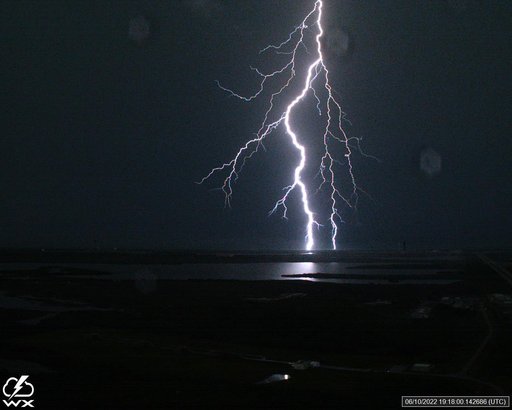 Lightning Strikes at Pad 39B