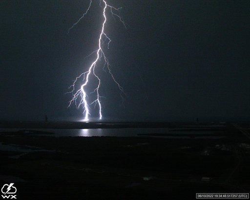 Lightning Strikes at Pad 39B