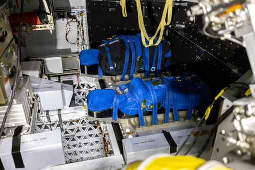 Artemis I MARES Payloads - Install into Crew Module