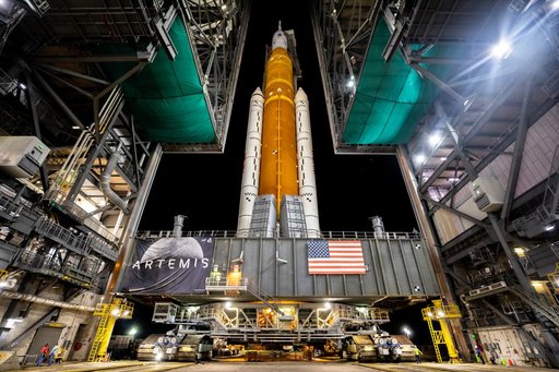 Artemis I Launch Rollout