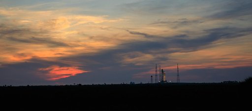 Artemis I Launch Rollout Sunrise