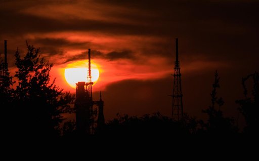 Artemis I Launch Rollout Sunrise