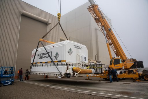JPSS-2 Spacecraft Arrival and Offload