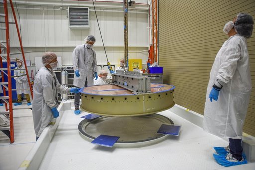 LOFTID Spacecraft PASS-C Adapter Lift and Mate to Stack