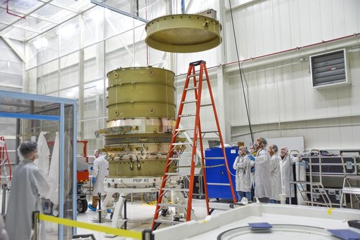 LOFTID Spacecraft PASS-C Adapter Lift and Mate to Stack