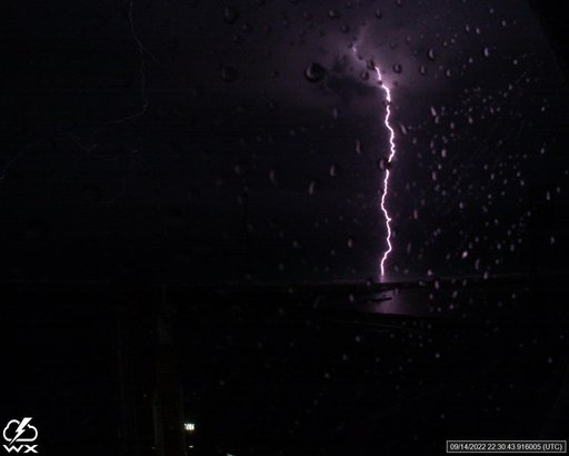 Lightning Strikes at Pad 39B