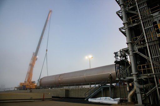 JPSS-2 Atlas V Launch Vehicle on Stand